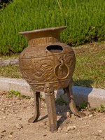 Müllkübel in Gyeongju