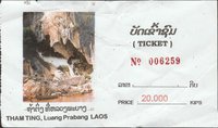 Eintrittskarte
Pak Ou Caves