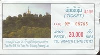 Eintrittskarte Phou Si